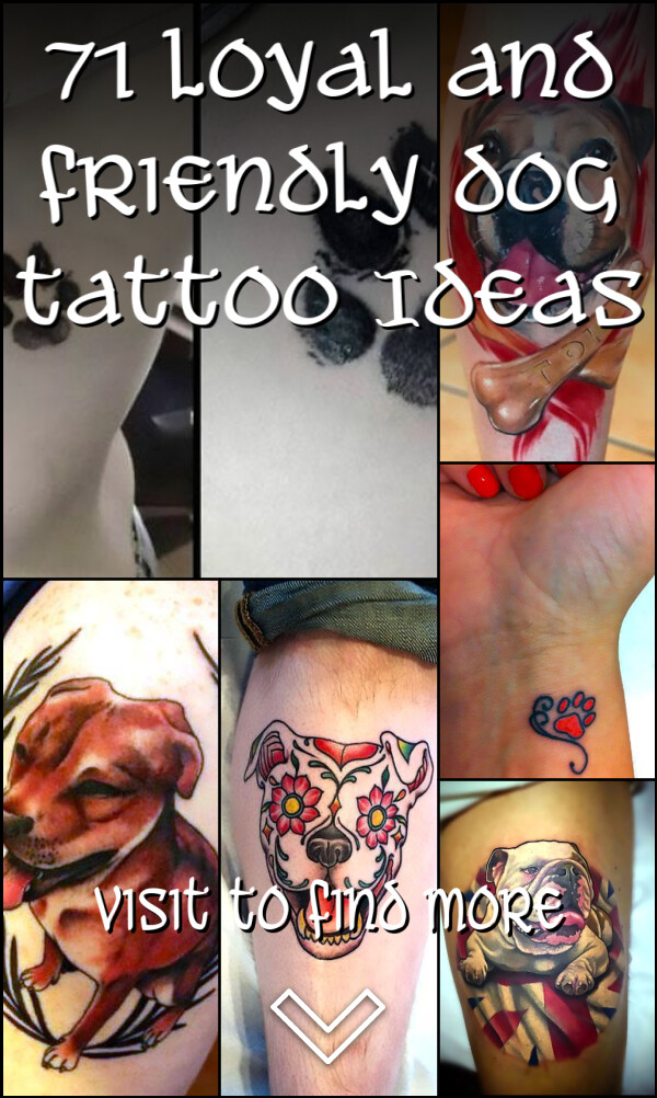 71 Loyal and Friendly Dog Tattoo Ideas