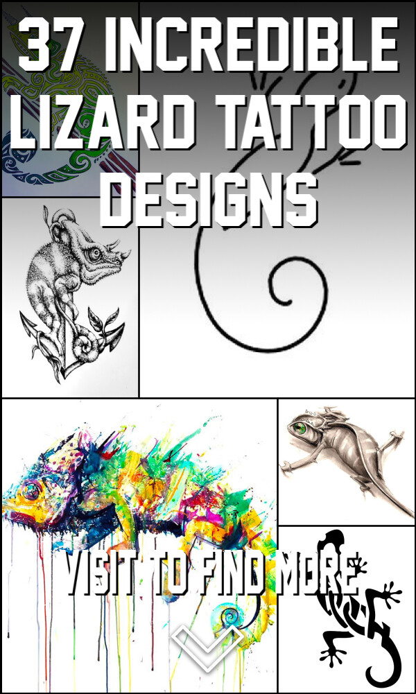 37 Incredible Lizard Tattoo Designs
