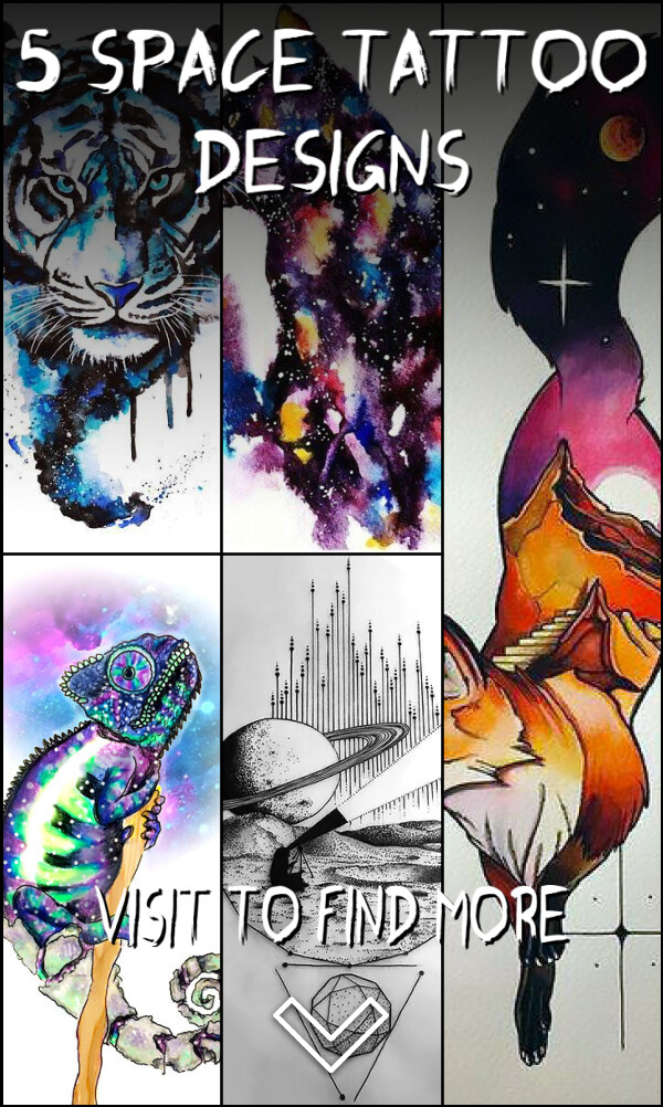 5 Space Tattoo Designs