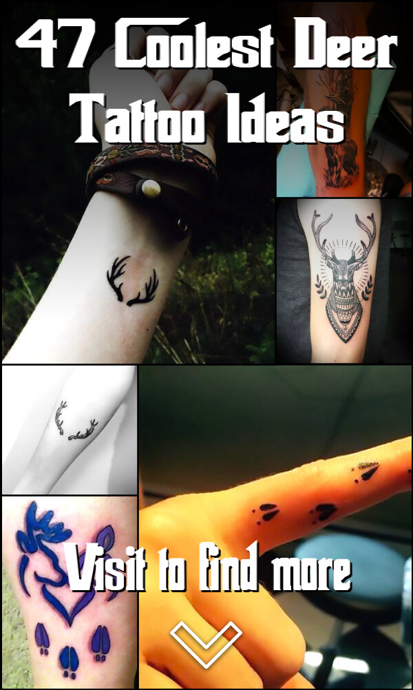 47 Coolest Deer Tattoo Ideas