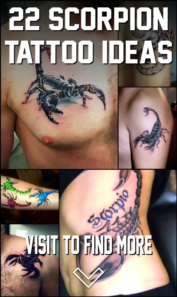 22 Scorpion Tattoo Ideas