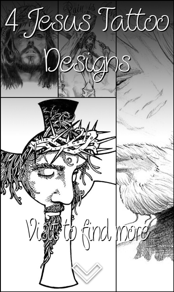 4 Jesus Tattoo Designs