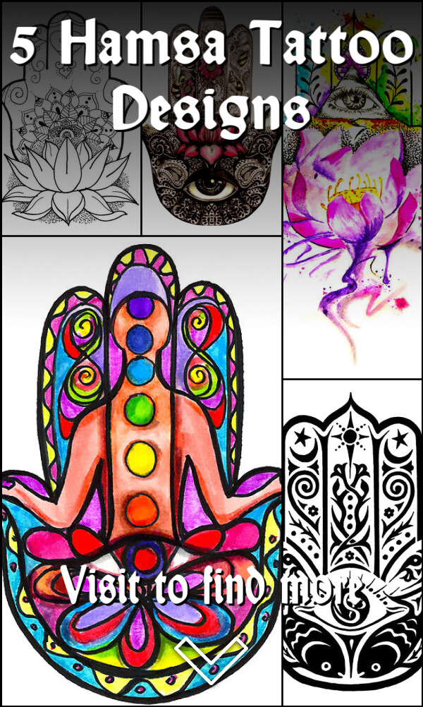 5 Hamsa Tattoo Designs