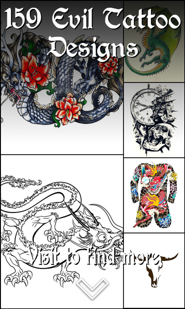 159 Evil Tattoo Designs
