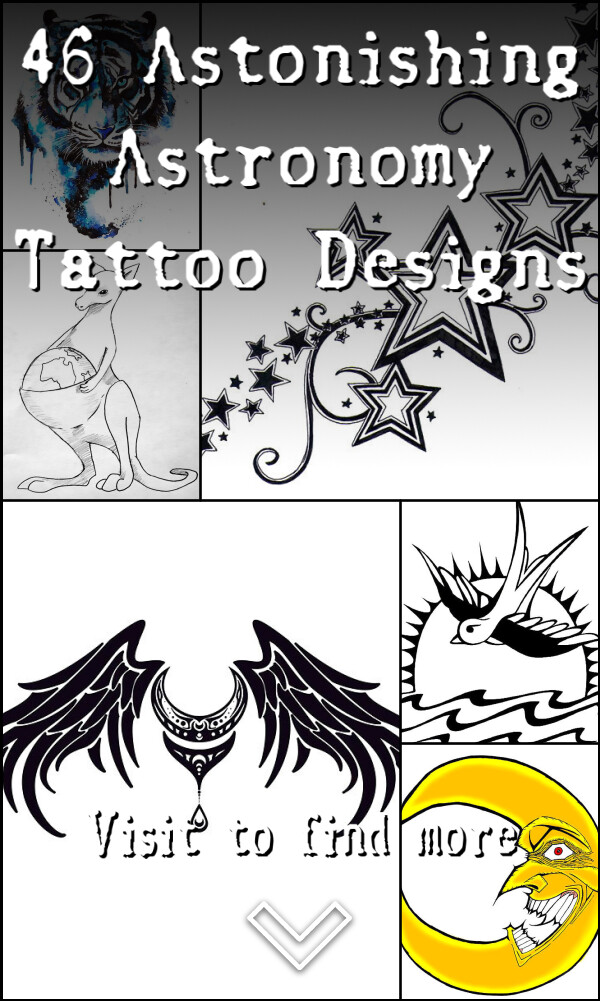 46 Astonishing Astronomy Tattoo Designs