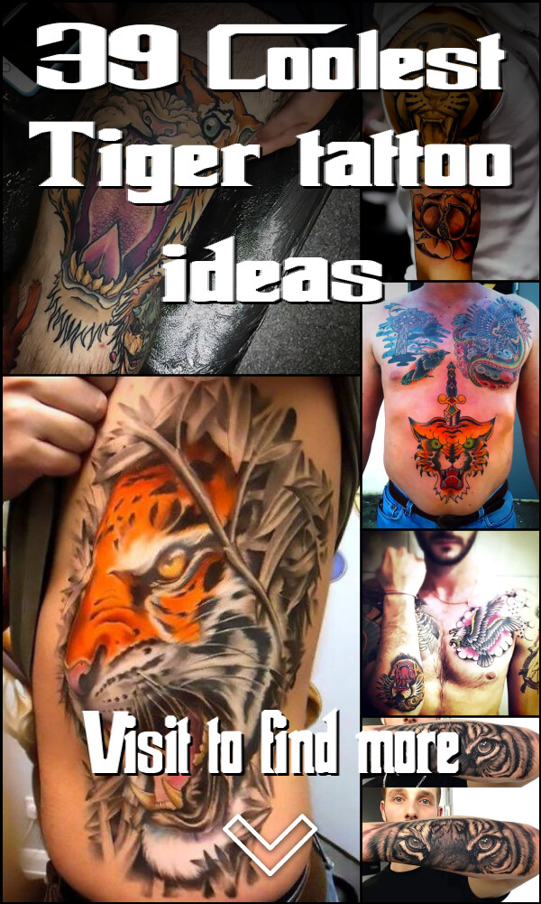 39 Coolest Tiger tattoo ideas