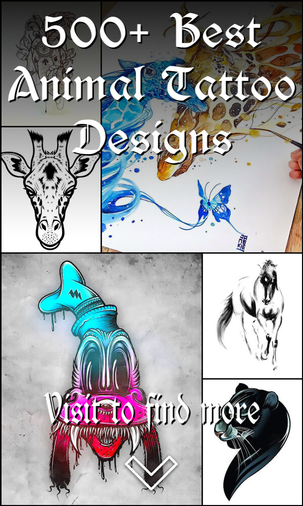 500+ Best Animal Tattoo Designs