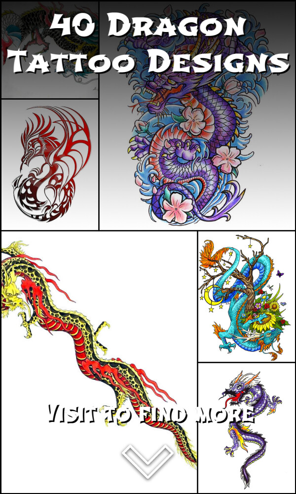 40 Dragon Tattoo Designs