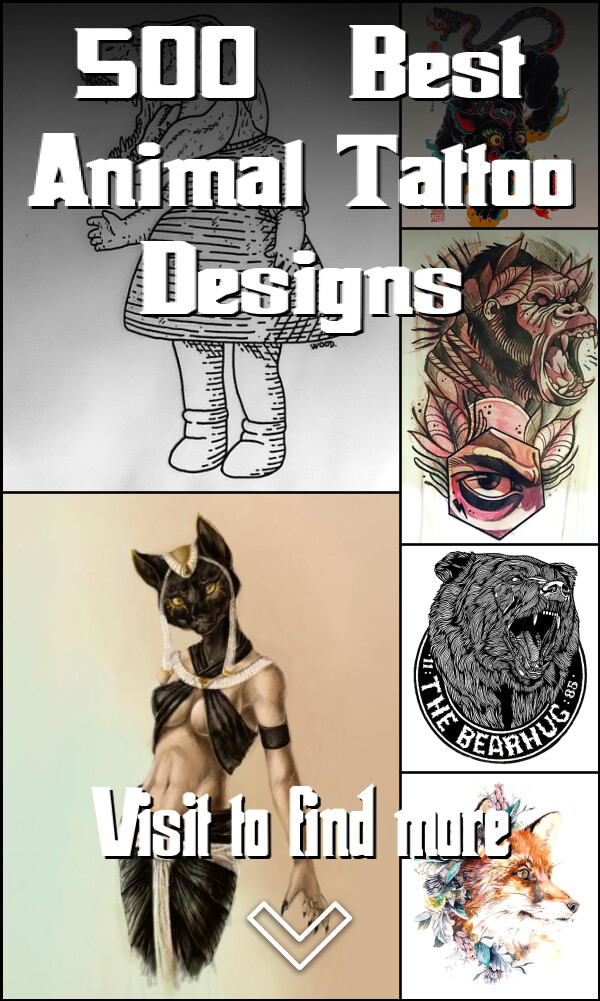 500+ Best Animal Tattoo Designs