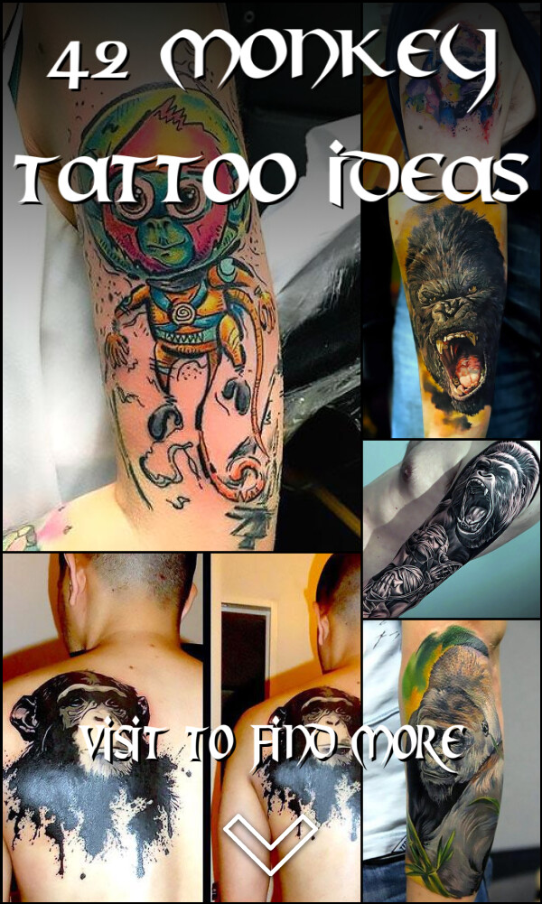 42 Monkey Tattoo Ideas