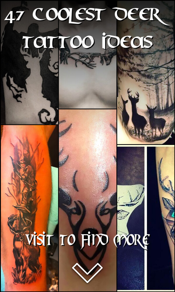 47 Coolest Deer Tattoo Ideas