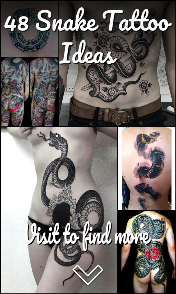 48 Snake Tattoo Ideas