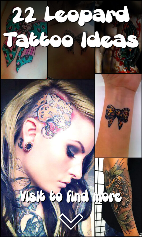 22 Leopard Tattoo Ideas