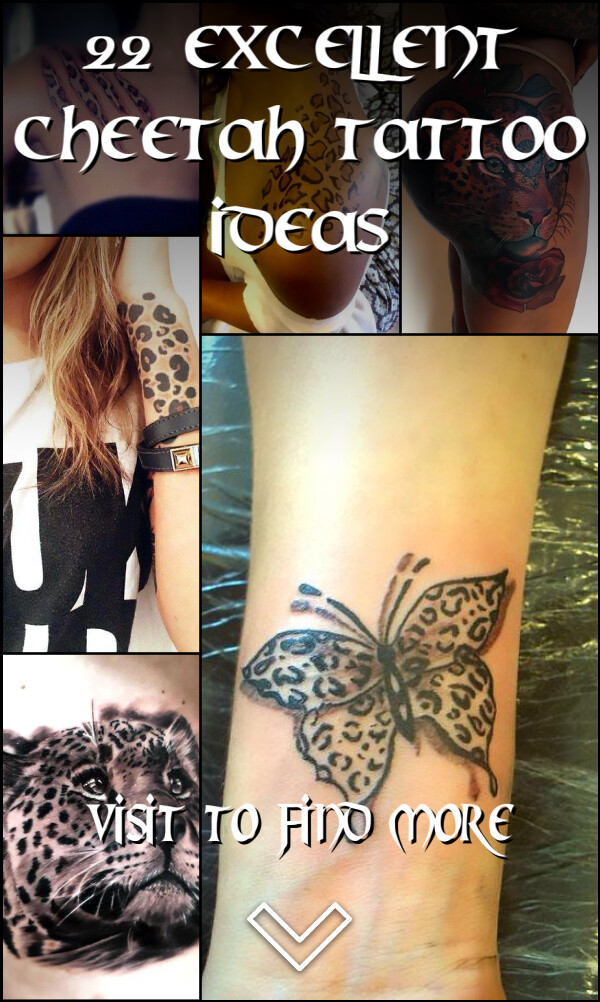 22 Excellent Cheetah Tattoo Ideas