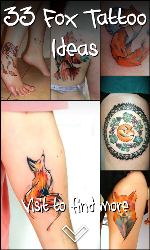 33 Fox Tattoo Ideas