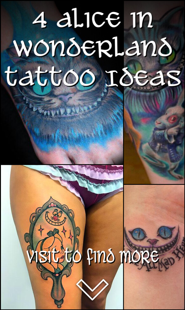 4 Alice in Wonderland Tattoo Ideas