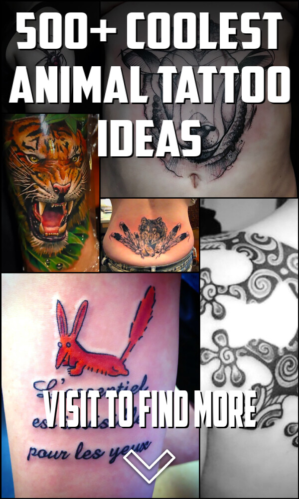 500+ Coolest Animal Tattoo Ideas
