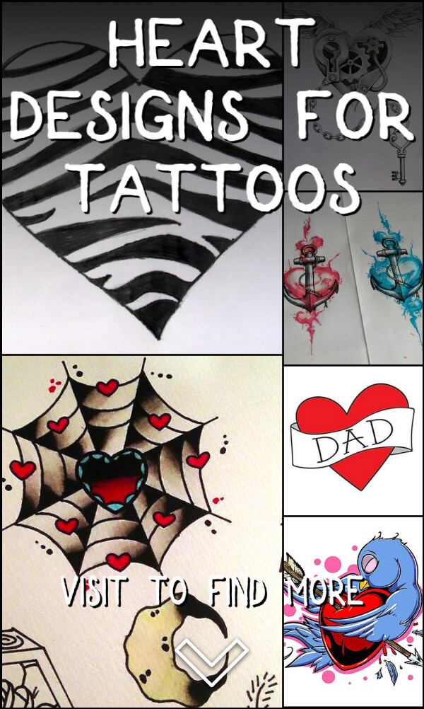 46 Heart Designs for Tattoos 