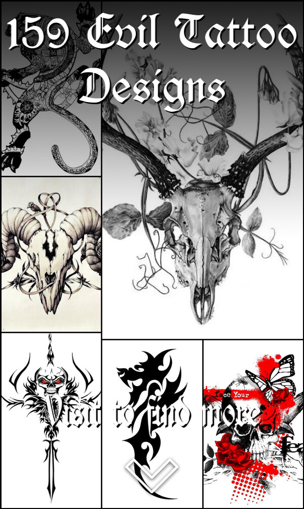 159 Evil Tattoo Designs