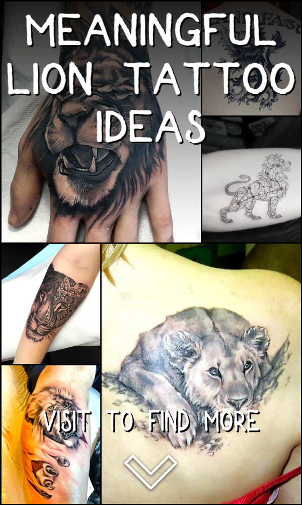 32 Meaningful Lion Tattoo Ideas