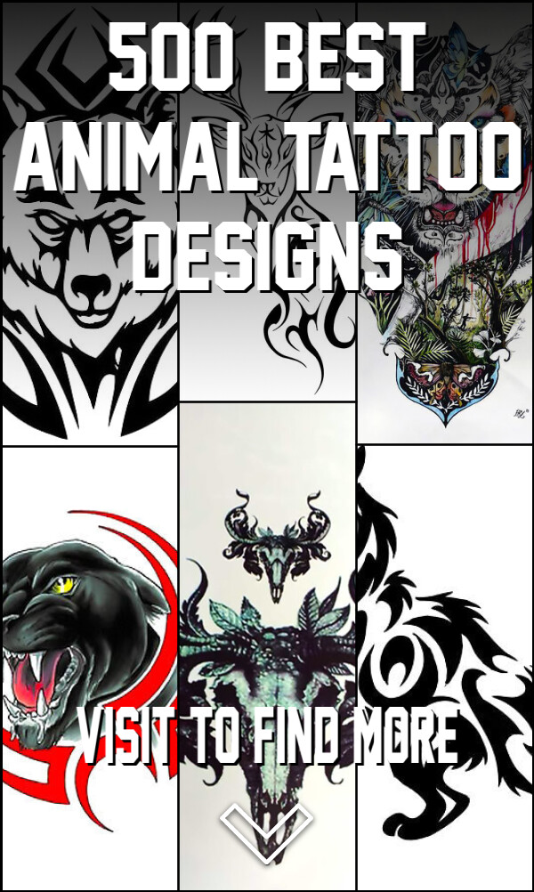 500+ Best Animal Tattoo Designs