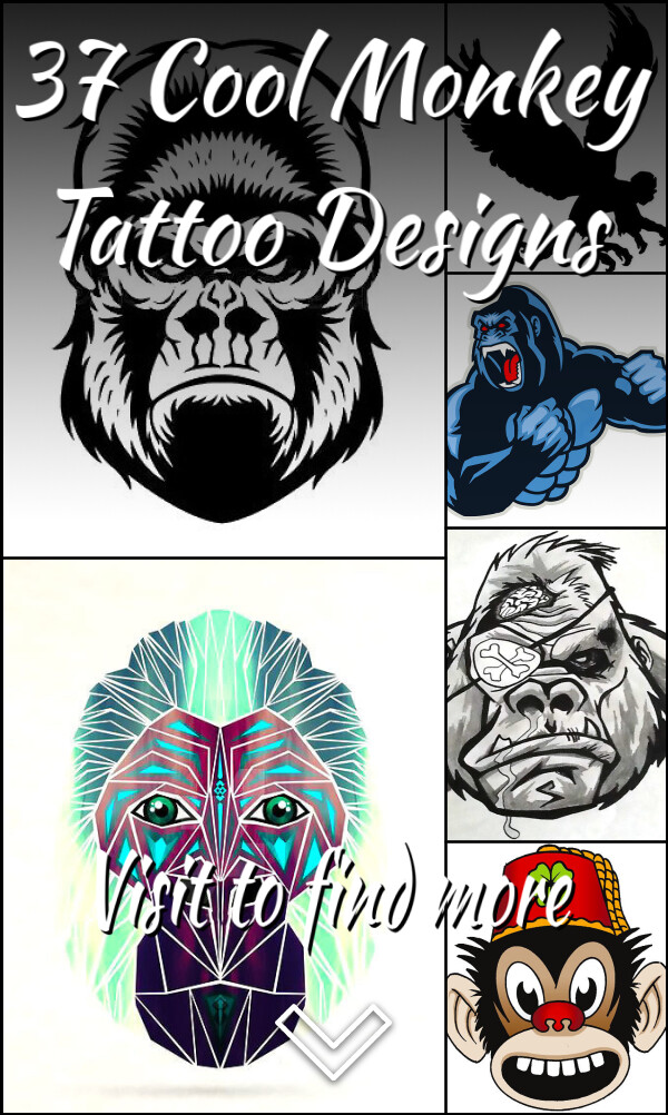 37 Cool Monkey Tattoo Designs