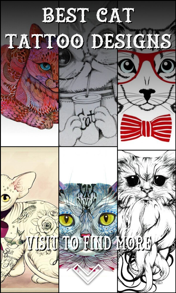 46 Best Cat Tattoo Designs