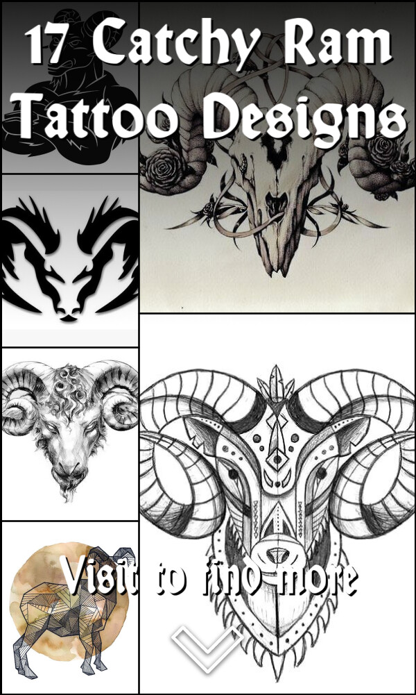17 Catchy Ram Tattoo Designs