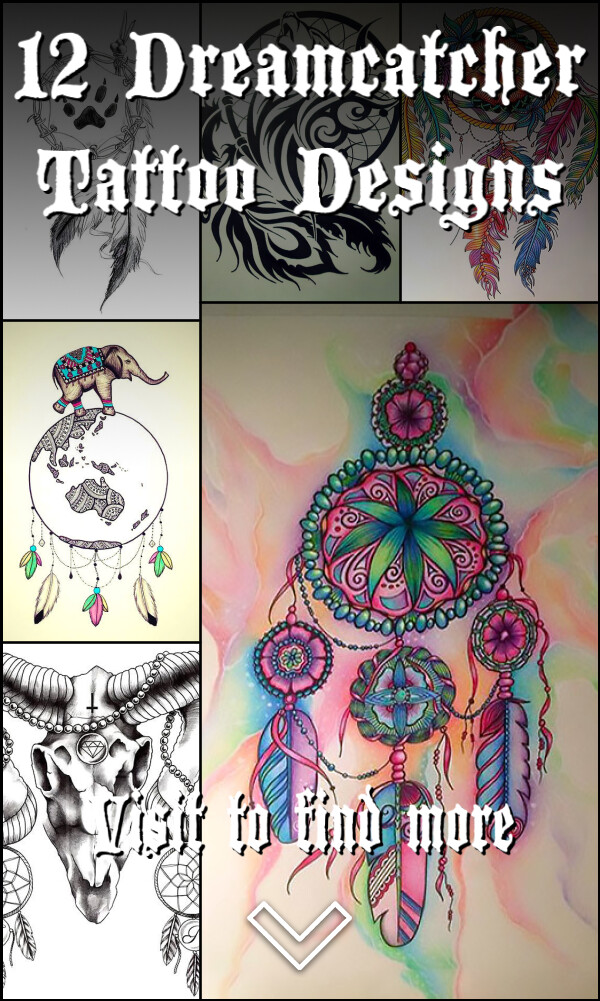 12 Dreamcatcher Tattoo Designs