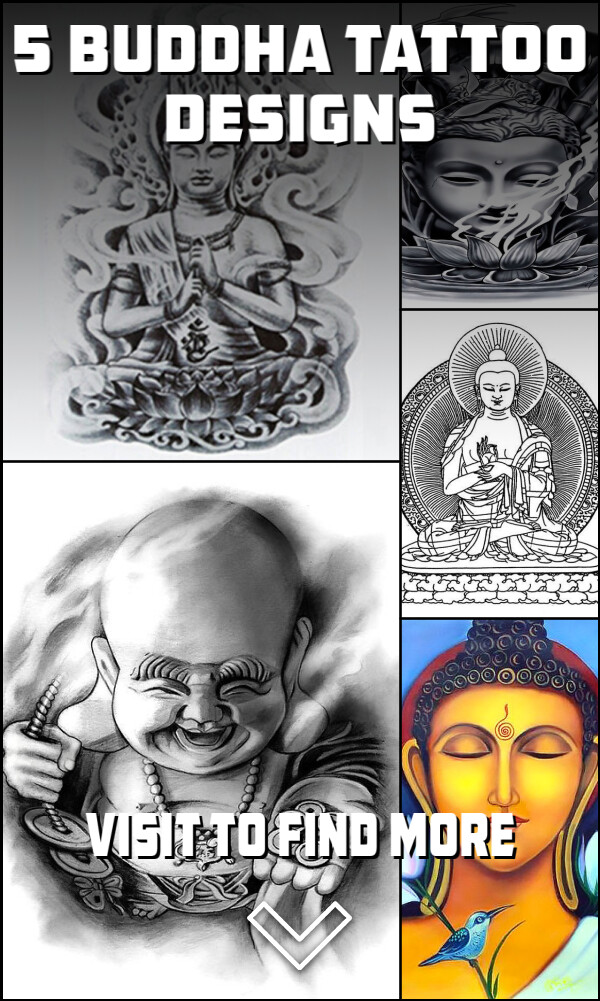 5 Buddha Tattoo Designs