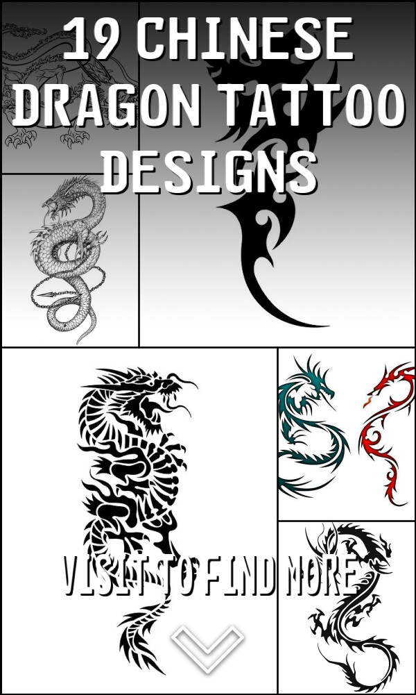 19 Chinese Dragon Tattoo Designs