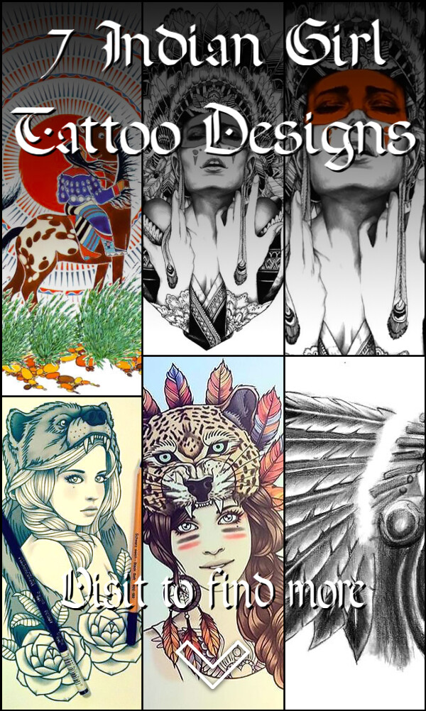 7 Indian Girl Tattoo Designs