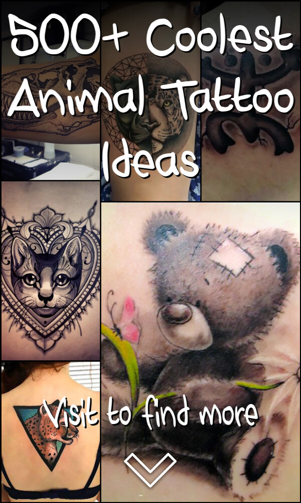 500+ Coolest Animal Tattoo Ideas