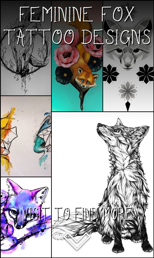 31 Feminine Fox Tattoo Designs