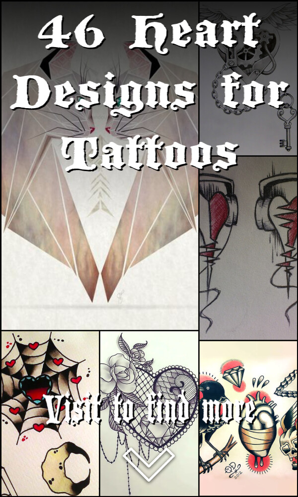 46 Heart Designs for Tattoos