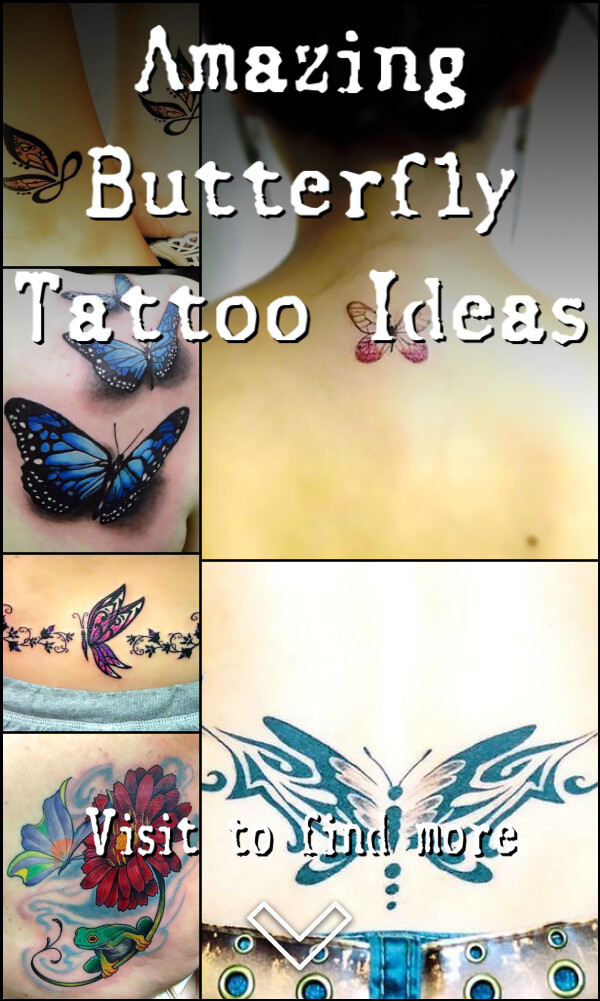 Amazing Butterfly Tattoo Ideas