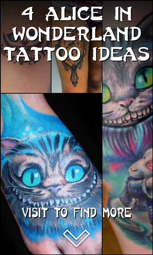 4 Alice in Wonderland Tattoo Ideas