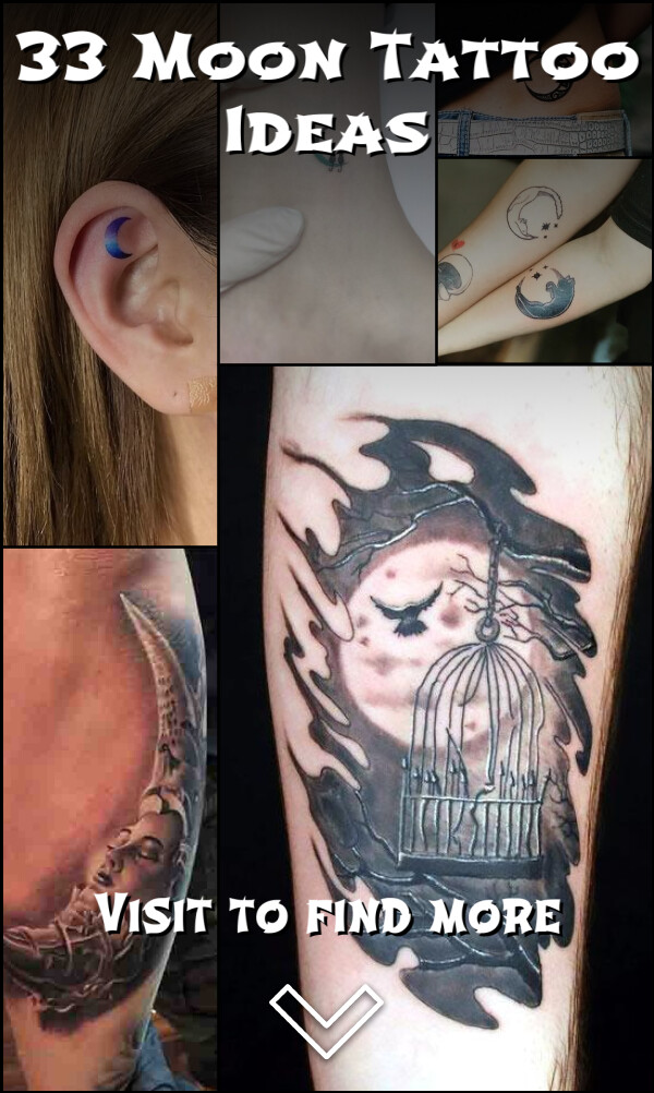 33 Moon Tattoo Ideas