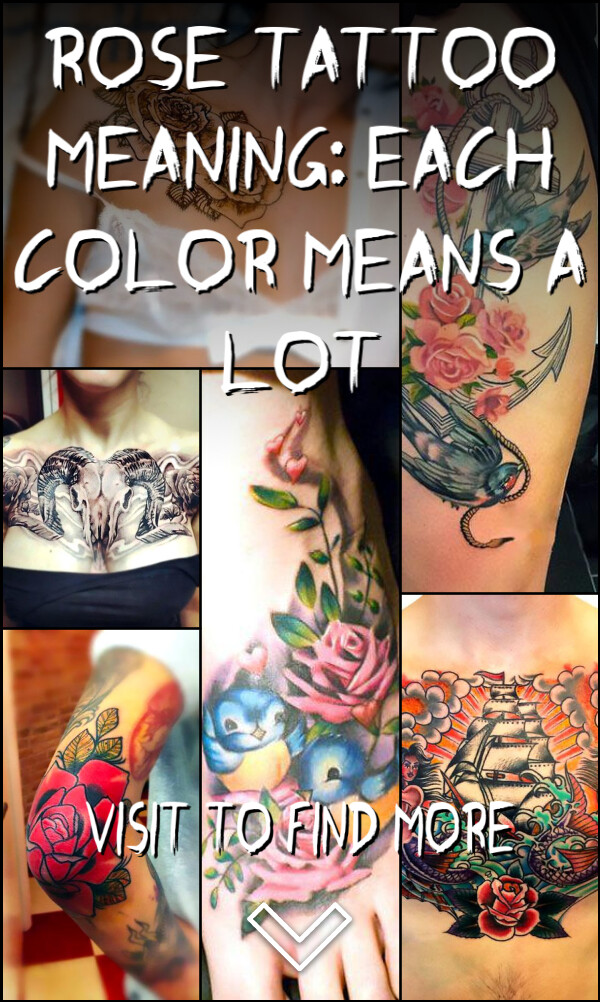Rose Tattoo Meaning: Each Color Means a Lot
