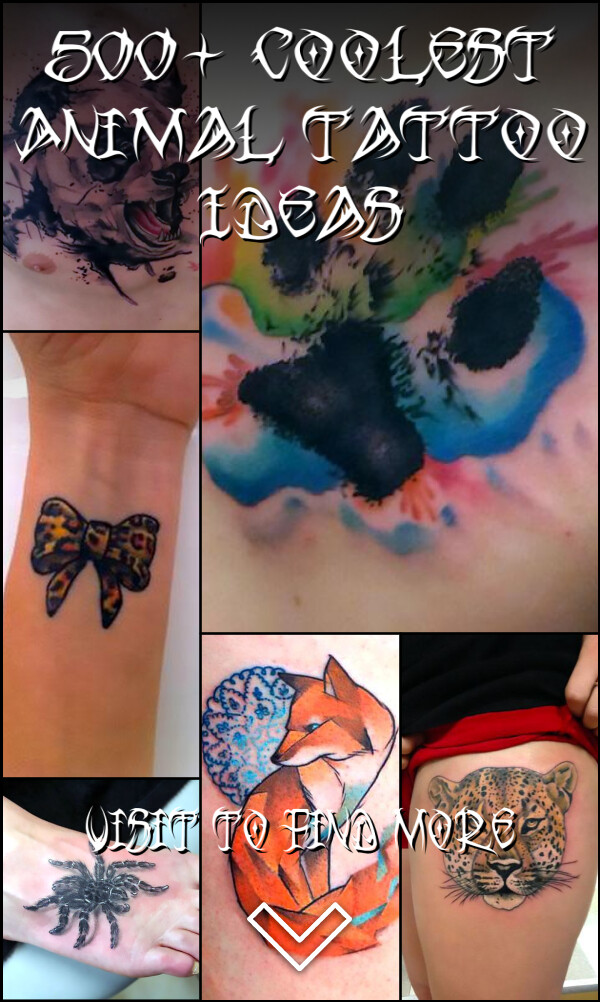 500+ Coolest Animal Tattoo Ideas