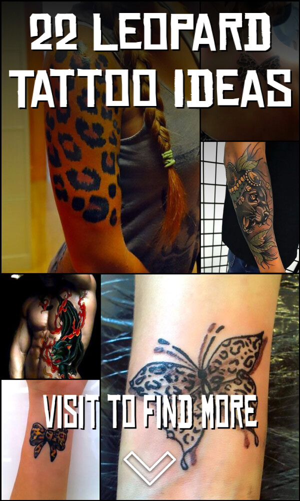 22 Leopard Tattoo Ideas