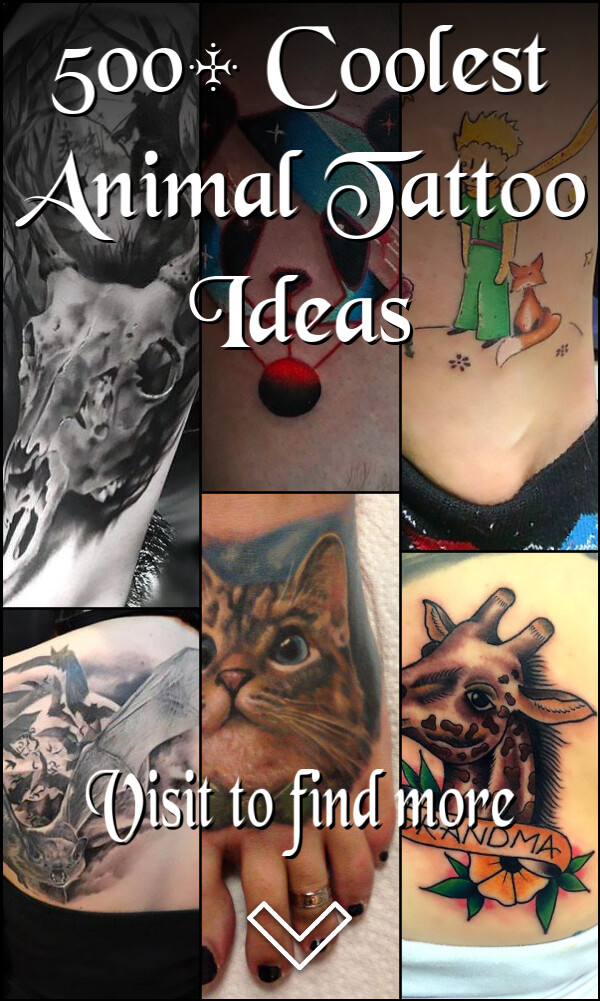 500+ Coolest Animal Tattoo Ideas
