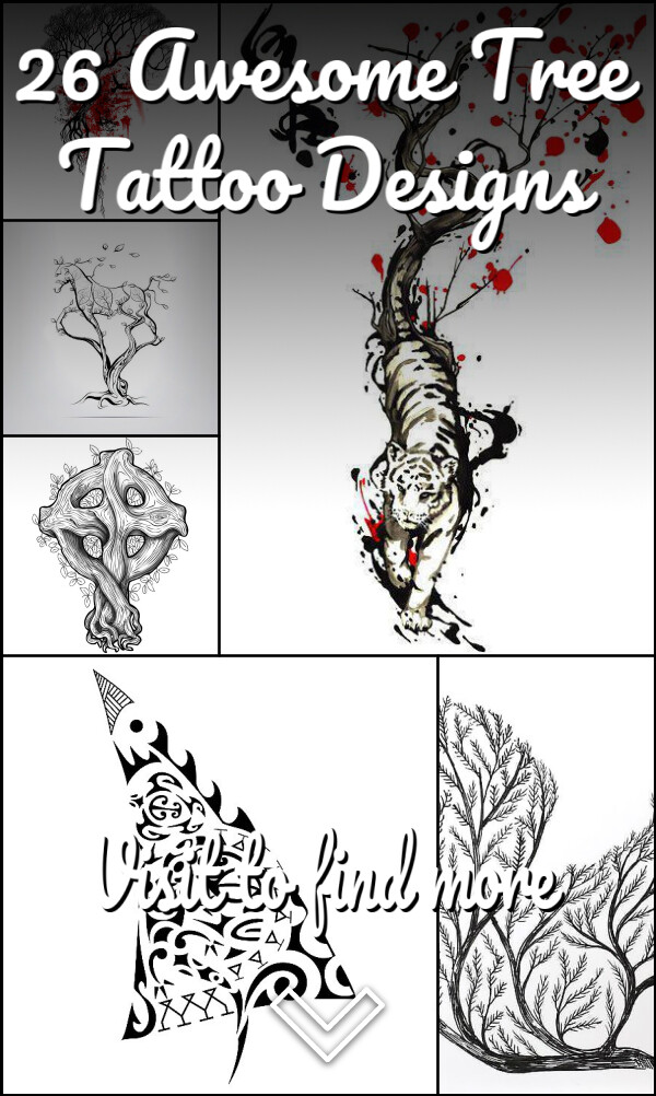 26 Awesome Tree Tattoo Designs