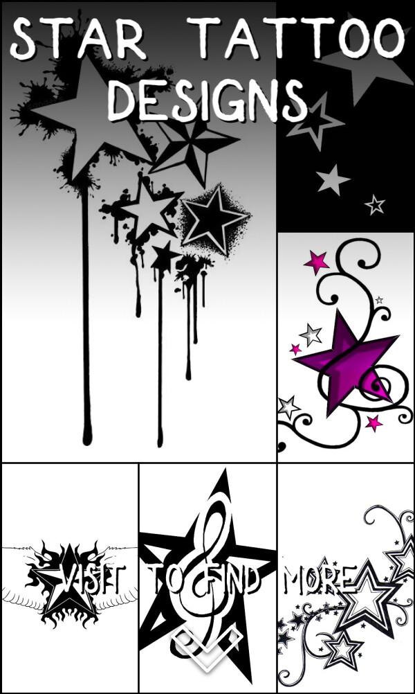 13 Star Tattoo Designs