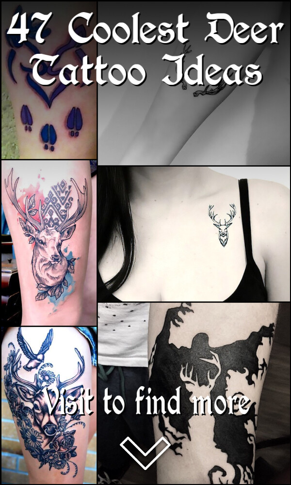 47 Coolest Deer Tattoo Ideas