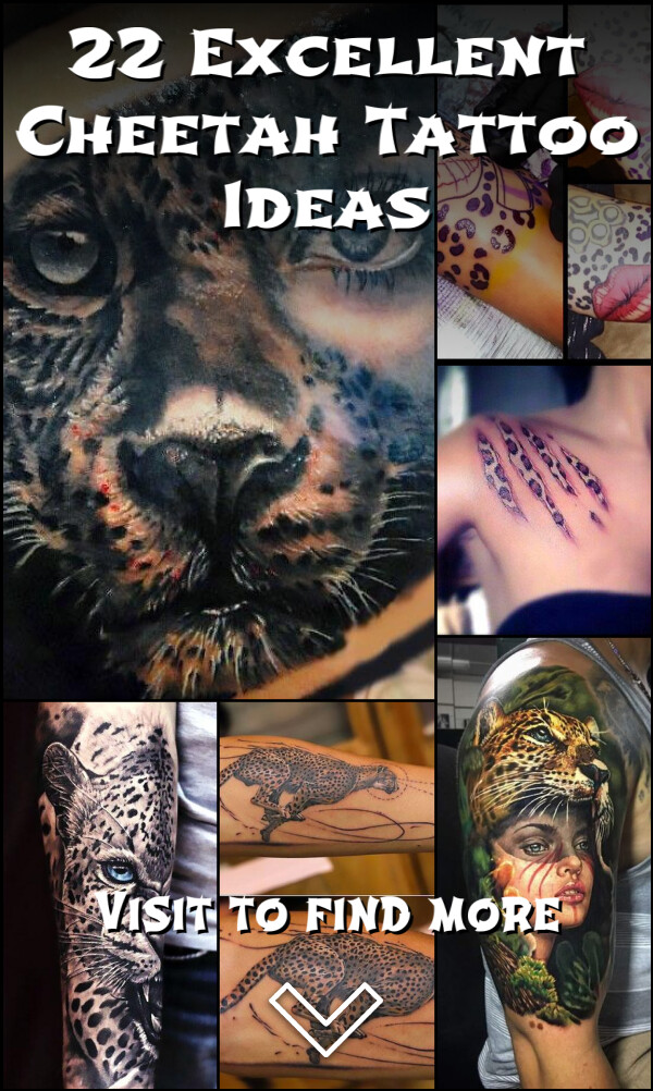 22 Excellent Cheetah Tattoo Ideas