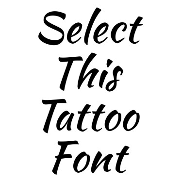 KaushanScript Tattoo Font