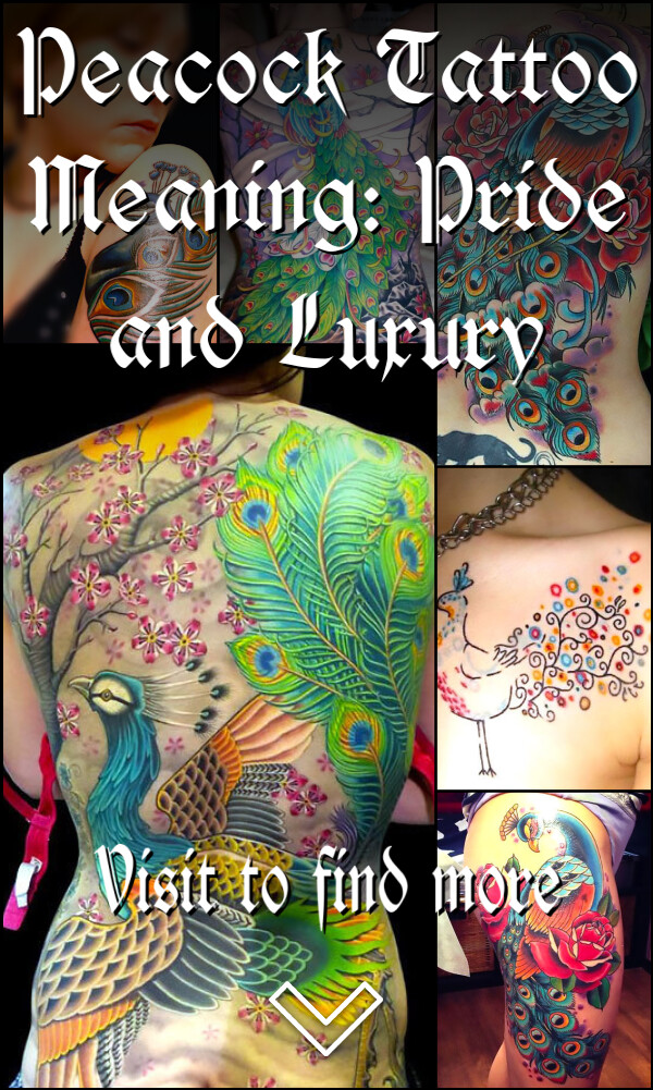 Peacock Tattoo Meaning: Pride and Luxury