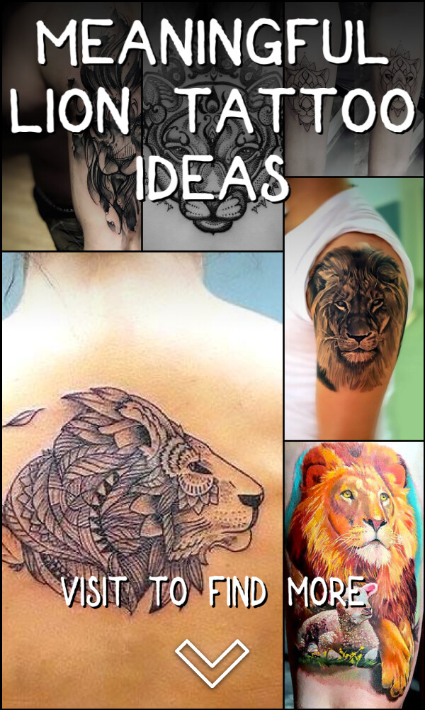 32 Meaningful Lion Tattoo Ideas