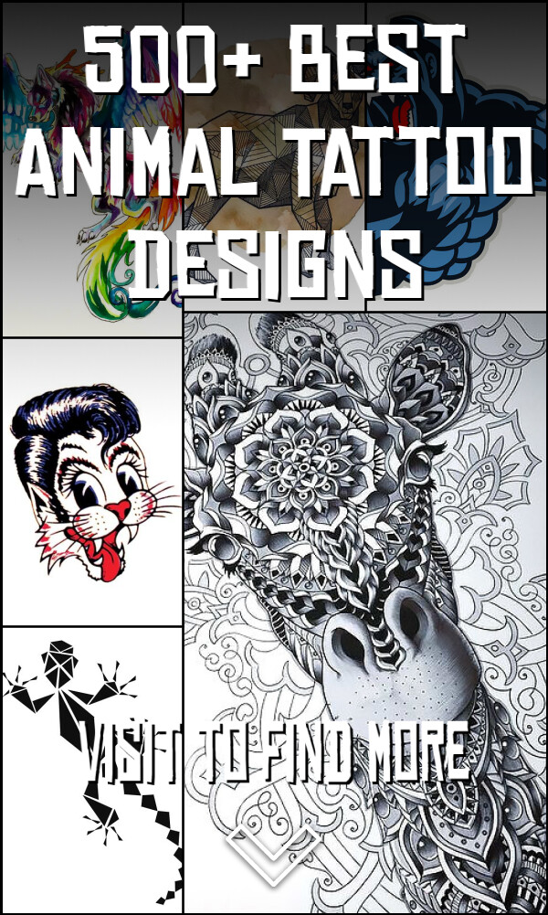 500+ Best Animal Tattoo Designs